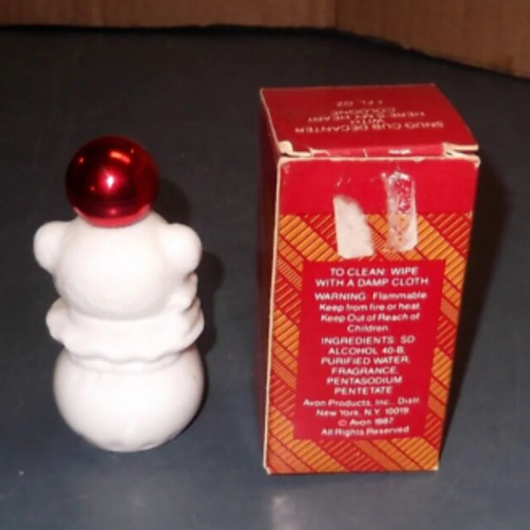 VINTAGE AVON SNUG CUB DECANTER COLOGNE WITH BOX - Picture 3 of 4